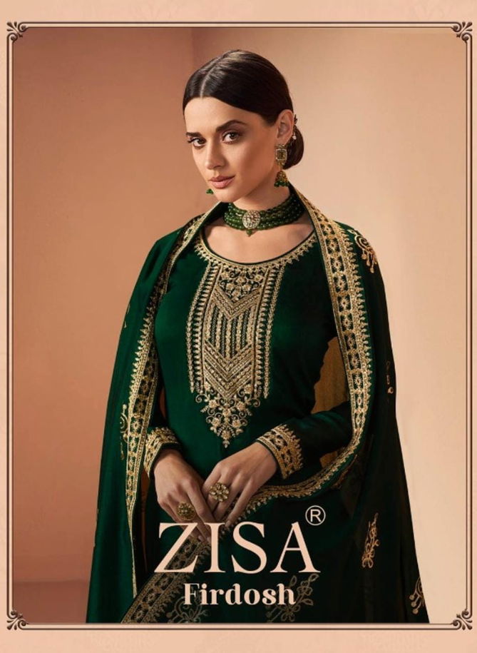 Firdosh By Zisha 12241-12246 Wedding Salwar Suits Catalog